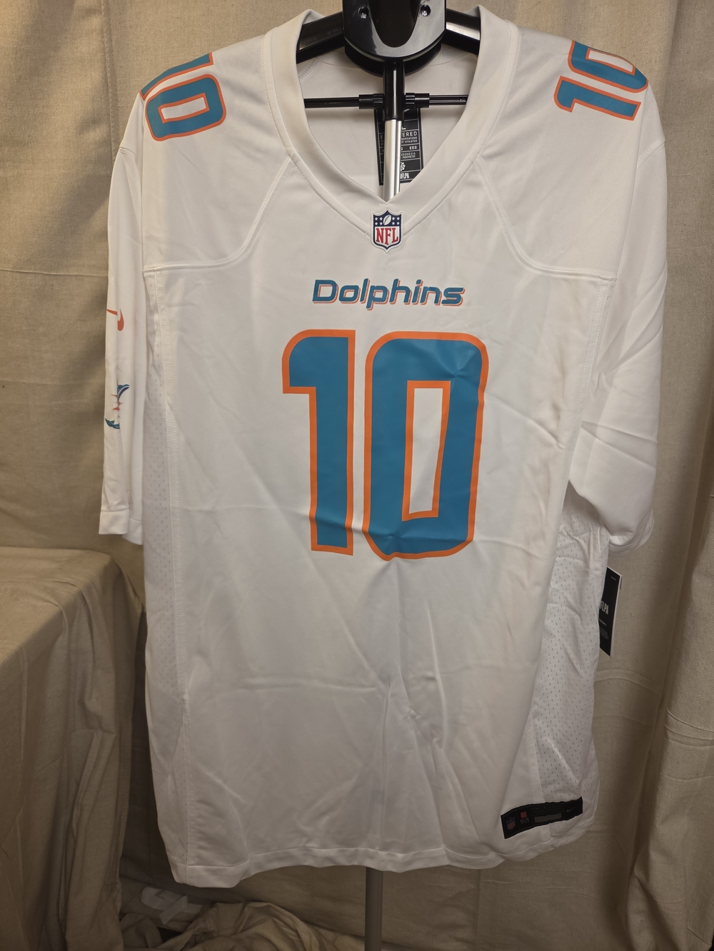 Nike Miami Dolphins Tyreek Hill #10 NFL Jersey Men's XXL White